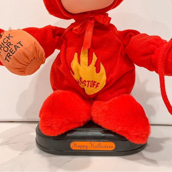 VTG 1995 Telco Small Fry Animated Halloween Display Little Devil Animated - Picture 7 of 15